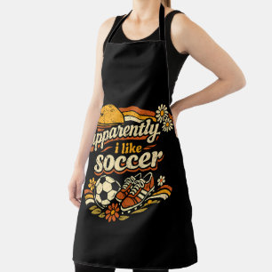 Offensichtlich mag ich Fußball Schürze