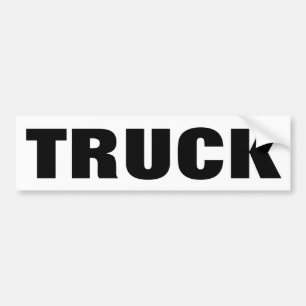 Offensichtlicher LKW-Autoaufkleber Autoaufkleber