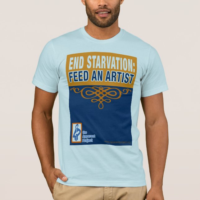 Offensichtliches Projekt-Verhungern-Shirt T-Shirt (Vorderseite)