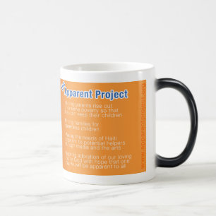 Offensichtliches Projekt-verwandelnde Tasse