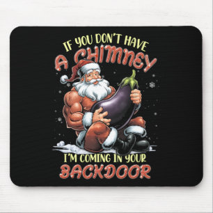 Offensive Weihnachtserwachsene Ual Innuendo Santa Mousepad
