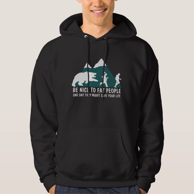 Offensiver fetter Witzmänner Hoodie (Vorderseite)