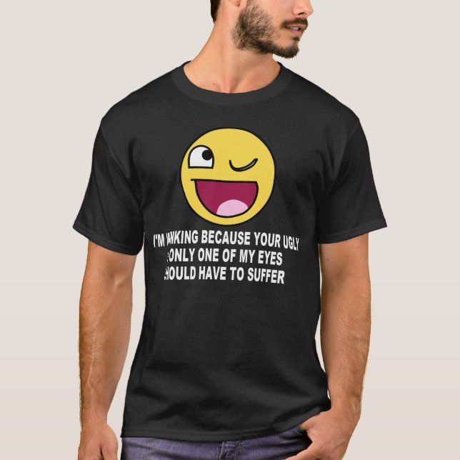OFFENSIVER T - SHIRT: PHANTASTISCHES FENSTER T-Shirt (Vorderseite)