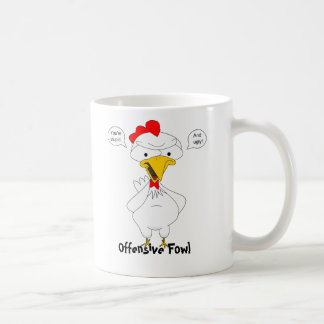 Offensives Geflügel Kaffeetasse