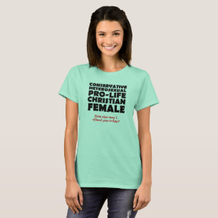 Offensives Pro-Life-Christen-Shirt mit Humor T-Shirt