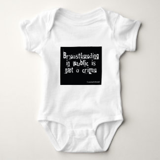 Öffentlich stillen ist nicht ein Verbrechen Baby Strampler