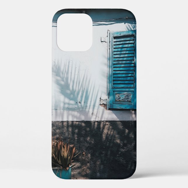 ÖFFENTLICHE BLUE LOUVERED WINDOWS Case-Mate iPhone HÜLLE (Rückseite)