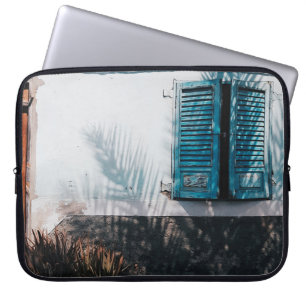 ÖFFENTLICHE BLUE LOUVERED WINDOWS LAPTOPSCHUTZHÜLLE