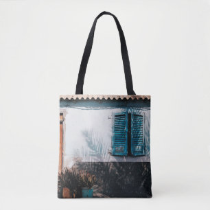 ÖFFENTLICHE BLUE LOUVERED WINDOWS TASCHE