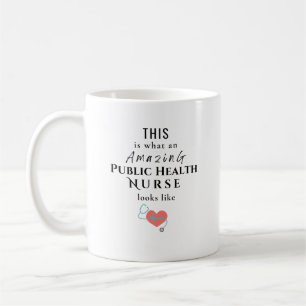 Öffentliche Gesundheitskrankenschwester Kaffeetasse