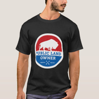Öffentliche Grundstückseigentümer Jagen im Freien T-Shirt