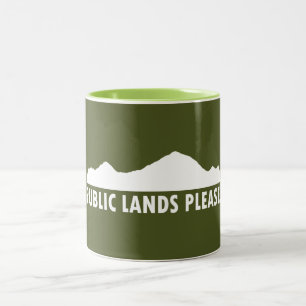 Öffentliche Landschaften Zweifarbige Tasse