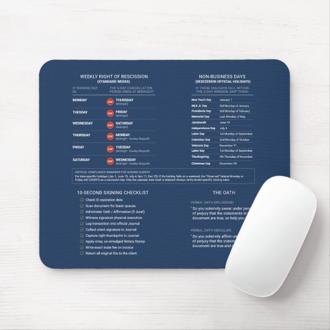 Öffentliche mobile Notarreferenz Werkzeug navy gol Mousepad (Mit Mouse)
