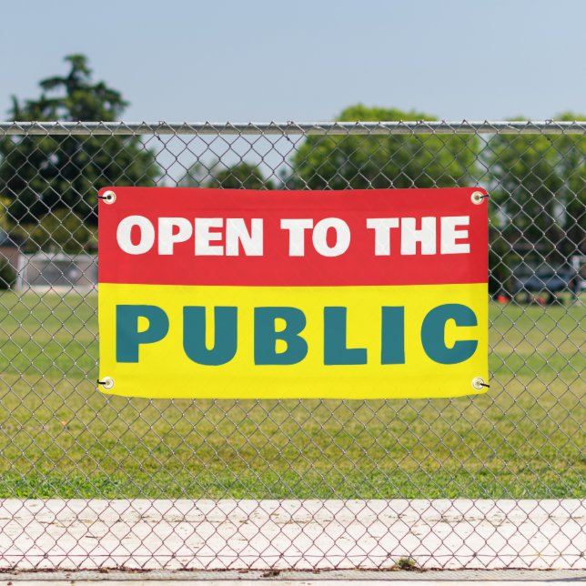 Öffentliche Veranstaltung  Banner (Insitu)