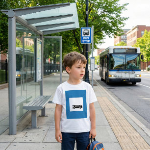 Öffentliche Verkehrsmittel Bushaltestelle Untersch T-Shirt