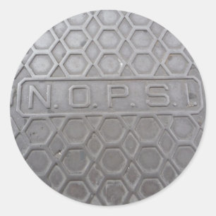 Öffentlicher Dienst Inc. New Orleans (NOPSI) Runder Aufkleber