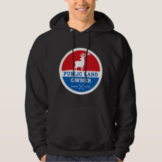 Öffentlicher Landbesitzer-Elchjagd-Outdoor  Hoodie