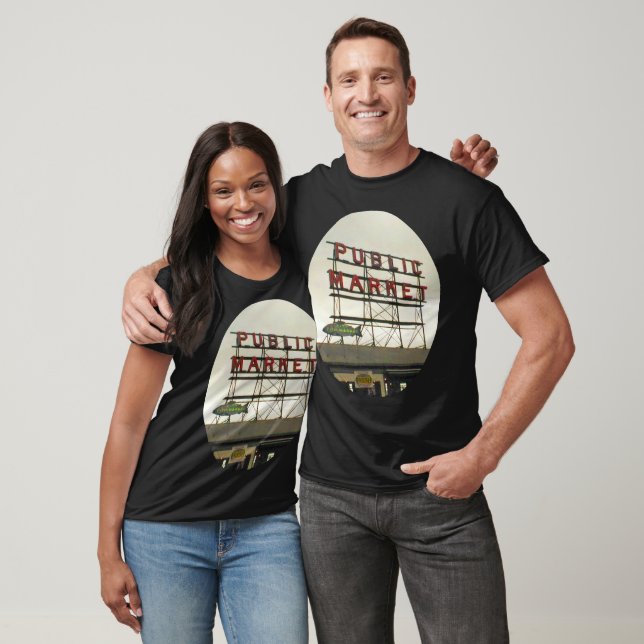 Öffentlicher Markt von Seattle WA Unisex T-Shirt (Unisex)