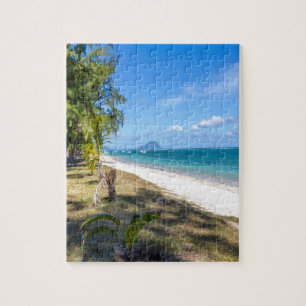 öffentlicher Strand von Flic en Flac Mauritius mit