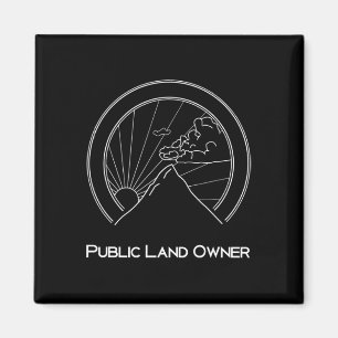 Öffentliches Land Eigentümer Shirt - Bergsteiger W Magnet