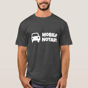Öffentliches Symbol für mobiles Notar T-Shirt
