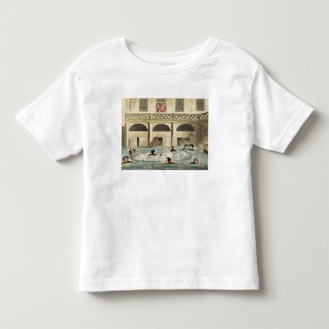 Öffentlichkeit, die am Bad baden, oder Dämpfen Kleinkind T-shirt (Vorderseite)