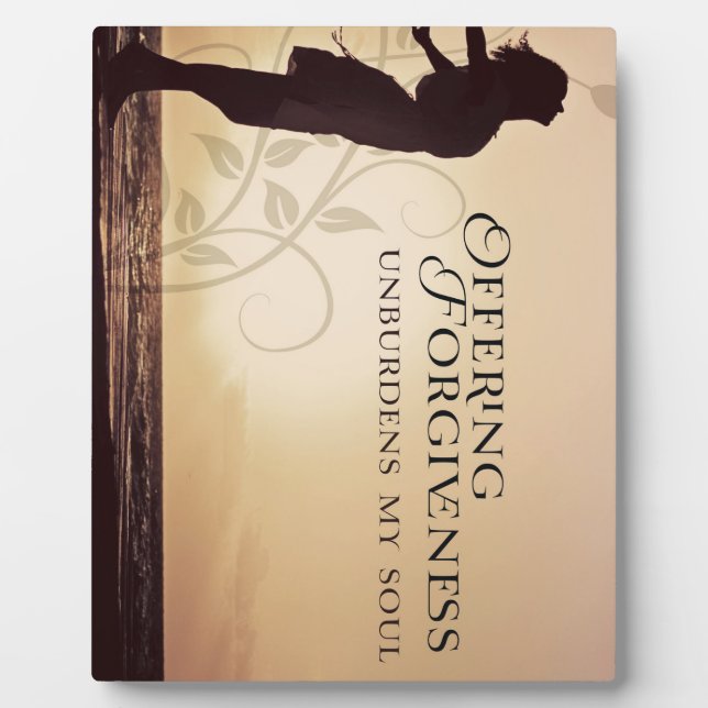 Offering Forgiveness Fotoplatte (Vorderseite)