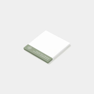 Office benutzerdefiniertes modernes einfaches Logo Post-it Klebezettel