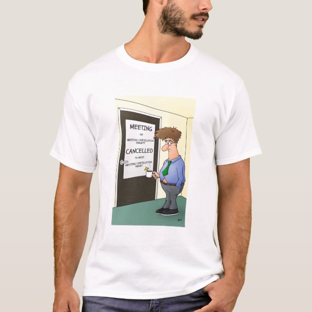 Office-Bob - Sitzung abgebrochen T-Shirt (Vorderseite)