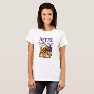 Office Boo Crew Halloween Team Spirit Poste T-Shirt
