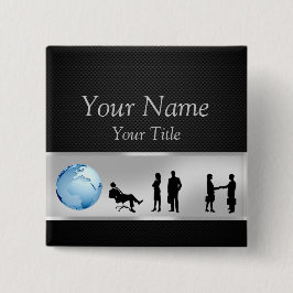 Office Business People World Globe - Schaltfläche Button