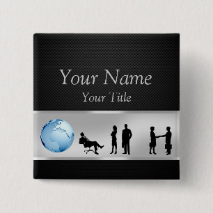 Office Business People World Globe - Schaltfläche Button
