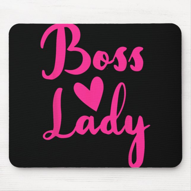 Office Employee Bosses Day Female Boss Ceo Manager Mousepad (Vorne)