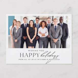 Office Foto Happy Holidays Postkarte