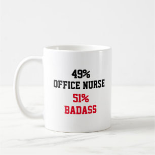 Office Nurse Badass Kaffeetasse