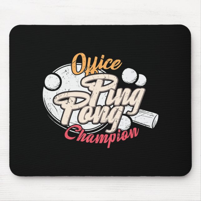Office Ping Pong Champion Mousepad (Vorne)