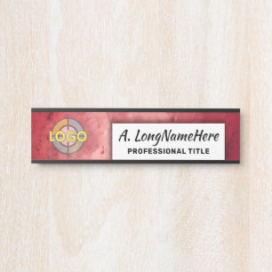Office plaque d'identification de l'espace de trav