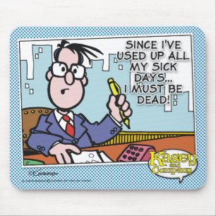 Office Sick Days Mousepad