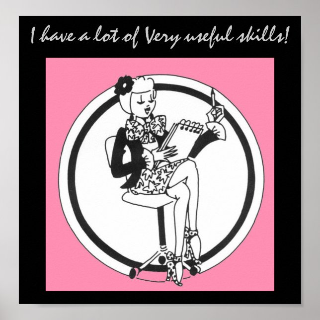 Office Skills Poster (Vorne)