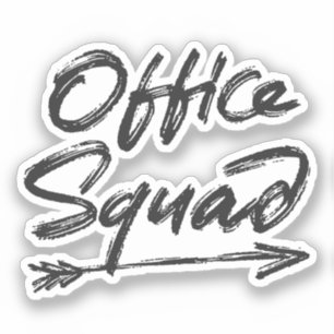 Office Squad Aufkleber