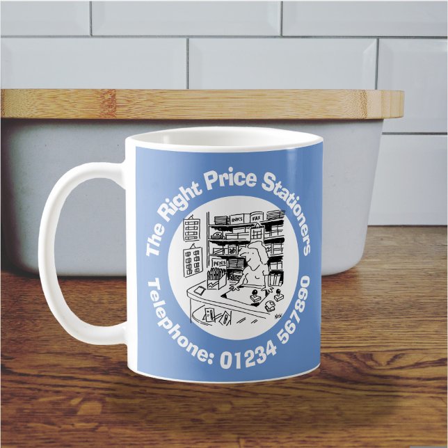 Office Stationers & Printers Business Kaffeetasse (Stationers Mug)