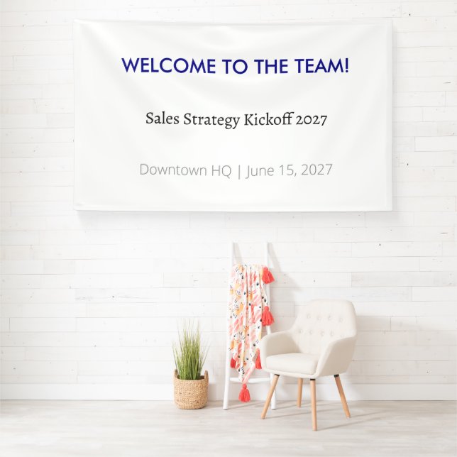 Office Vinyl Banner (Corporate Event) (Insitu)