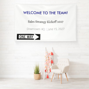 Office Vinyl Banner (Corporate Event)