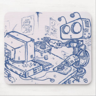 Officebot Mousemat Mousepad