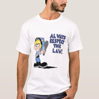 Officer Jacob respektiert immer den T - Shirt des