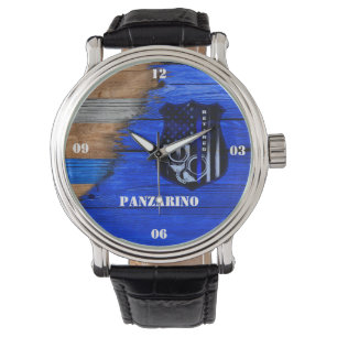 Officer Remüdes Abzeichen Watch Armbanduhr