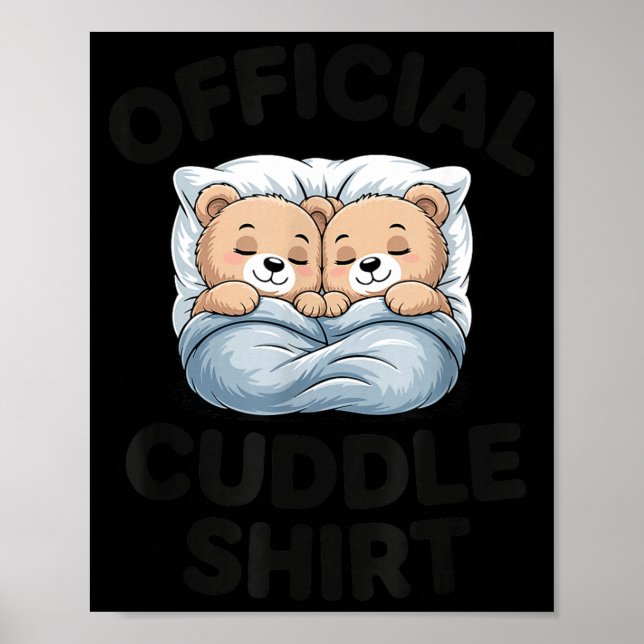 Official Cuddle Teddy Sleepwear Bear Poster (Vorne)