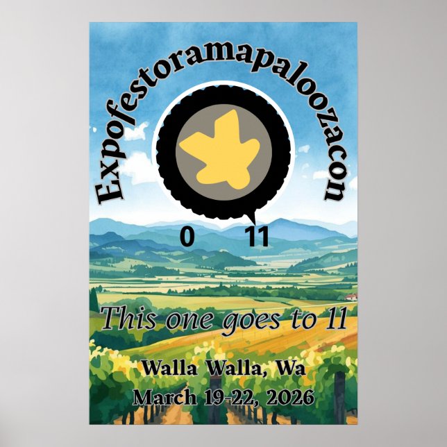 Official EFORP 11 "This One Goes to Eleven" Poster (Vorne)