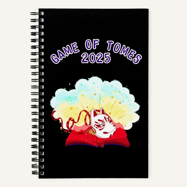 Official Game of Tomes 2025 Bullet Journal (Recto)
