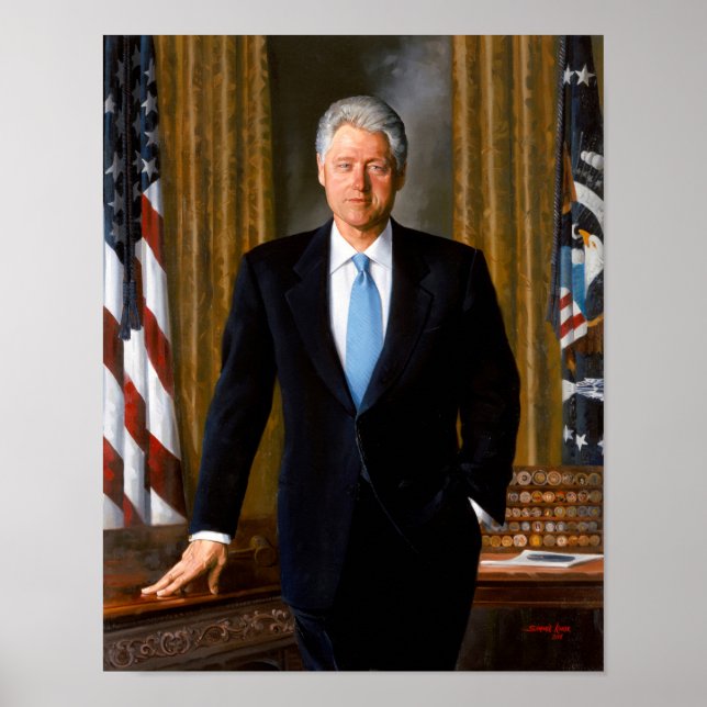 Official Presidential Portrait Bill Clinton Poster (Vorne)
